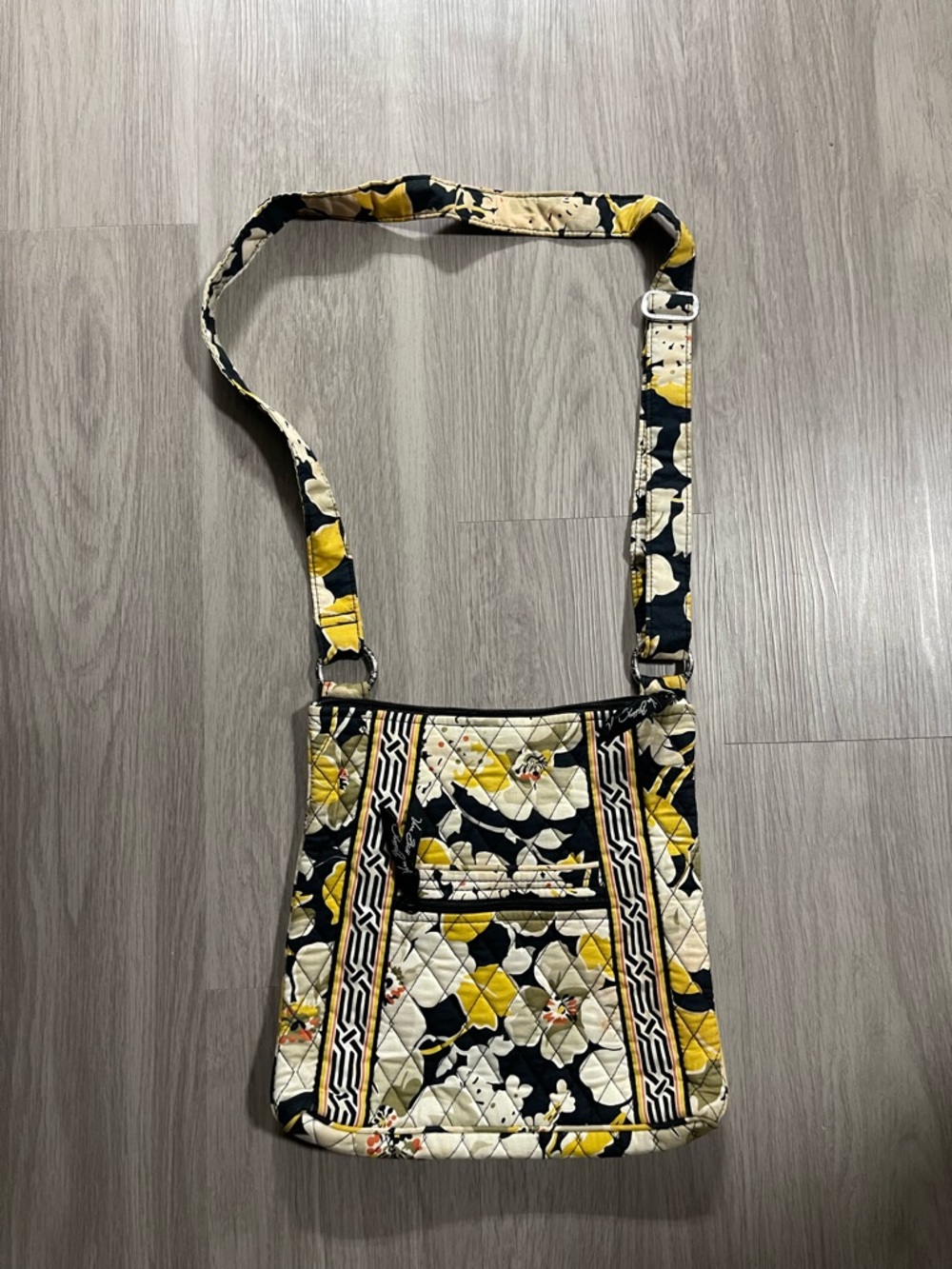 Quilted Floral Vera Bradley Crossbody Bag